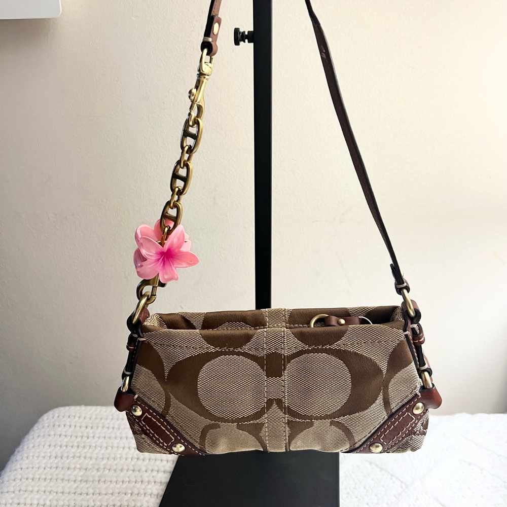 Coach Carly Mini (Micro) Bag 🤎🌺